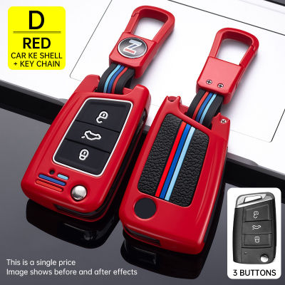 【2023】Car Key Case Cover Key Shells For Volkswagen VW Golf 7 Gti Mk7 R Touran Octavia Superb Karoq Leon Mk3 Ateca Accessories