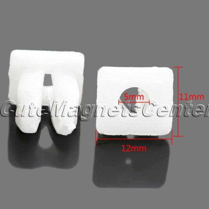 50pcs-5mm-hole-auto-fastener-white-car-plastic-push-rivet-fender-clips-fender-bumper-door-side-skirt-retainer-universal-towels