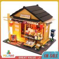 Pelaso ชุดบ้านตุ๊กตาทำมือสไตล์ญี่ปุ่นสร้างสรรค์ห้องไม่มีฝุ่นของเล่นเด็ก