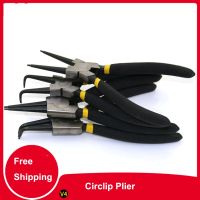 ✸✸ Circlip Plier Snap Ring Plier Spring Pliers Internal External Curved Straight Tip Circlip Snap Ring Plier