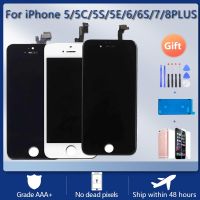 ☋♧♙ LCD Display For iPhone 5 5C 5S SE 6 6S 7 8 Plus Touch Screen Replacement For iphone 7G 7P 8G 8 Plus No Dead Pixel Tempered Glass