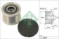 มู่เล่ไดร์ชาร์จ BMW E81 E87 116i 118i 120i E46 E90 E92 316i 318i 320i E60 520i X1 E84 X3 E83 Z4 E85 N40 N42 N45 N46 INA