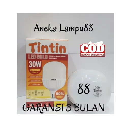 Lampu Led 30 Watt Tintin Paket 10 Pcs Bohlam 30 Watt Tintin Lampu