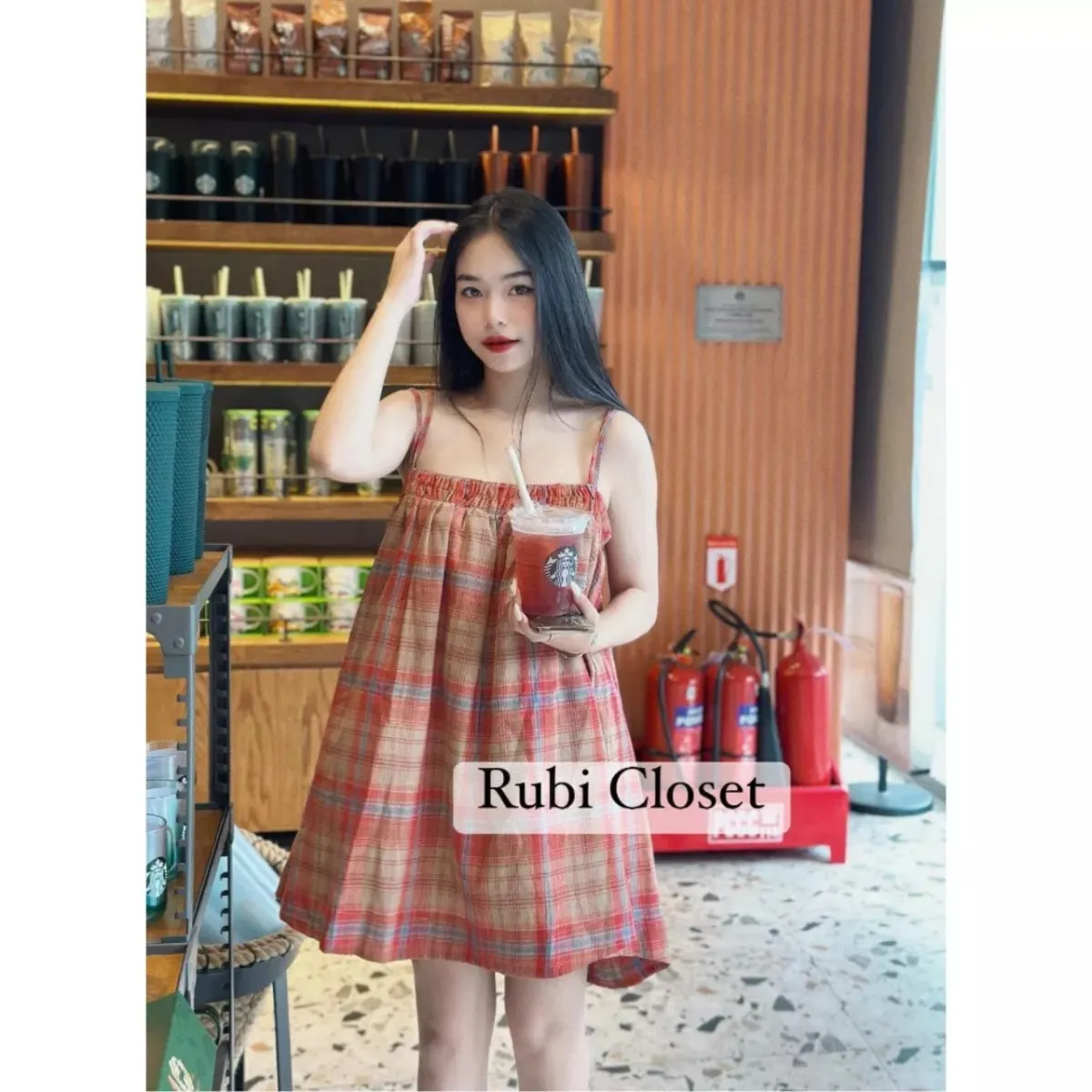 VÁY 2S CAM XẾP LY TÚI SƯỜN
