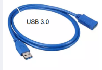 สายต่อยูเอสบี 3.0 ตัวผู้ เป็น ตัวเมีย เพิ่มความยาว USB 3.0 Extension Cable Type A Male to Female 5Gbps สีฟ้า