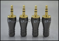 4 X PALICCS Gold Plated 3.5Mm Stereo Plug Male Adapter Connector For Headphone Cable