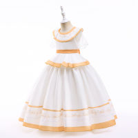 European And American Magic Full House Mirabel Princess Dress Fitted Waist Bowknot Encanto Performance Dress