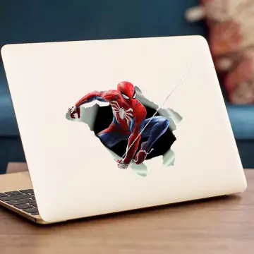 Disney Store Spidermanmarvel Spiderman Waterproof Vinyl Stickers For  Laptop & Car Decor