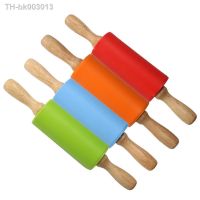 ◊✘♝ Dumpling Rolling Pin Non- Stick Rolling Pin Non Stick Silicone Rolling Pin Wooden Kitchen Rolling Pin Child