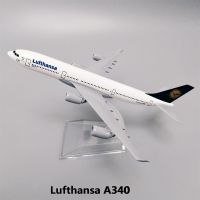 NEW 16cm Germany Lufthansa Airbus A340 Airlines 1:400 Scale Deicast Airplane Air Plane Model Alloy Metal HOT Toys CE Aircraft