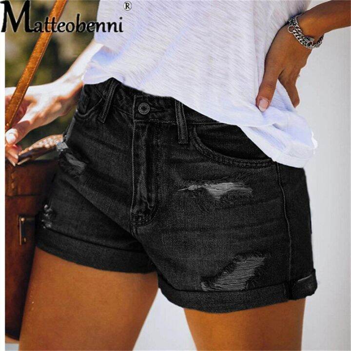 women-fashion-ripped-high-waisted-rolled-denim-shorts-vintage-hole-summer-casual-pocket-short-jeans-ladies-hotpants-shorts-2022