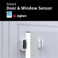 【LZ】◇▦❖  ZigbeeTuya Smart Door Magnet Door And Window Sensor Rechargeable Wireless Smart Door And Window Sensor Alarm Alexa Smart Home