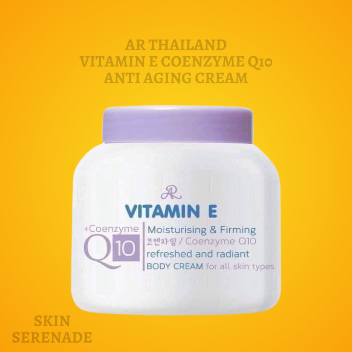 AR Thailand Vitamin E Coenzyme Q10 Anti Aging Cream Lazada PH