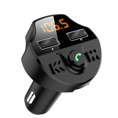 T66S Car MP3 Music Player Bluetooth-compatlble 5.0 receiver FM transmitter Dual USB Charger U disk / TF Card lossless Music