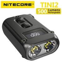 【CW】 NITECORE TINI2 500 Lumens OLED Smart Dual Core Key Light APC Sleep Technology Long Standby Using USB Type C Charging