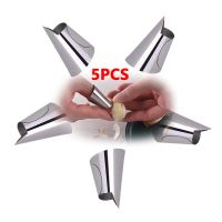 5Pcs Stainless Steel Kitchen Cutting Protection Tools Home Finger Protectors Peanut Sheller Vegetable Nuts Peeling Finger Guard