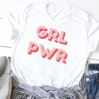 Tees Clothes T Shirt Graphic Print Tshirts Power Flower Feminist Cute Print Tshirt Tee Gildan Spot 100% Cotton