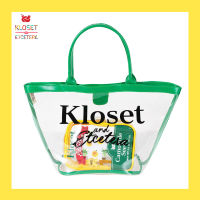 Kloset Etcetera Pure Jelly Bucket Tote +Pipo Tomato Seeds Bag กระเป๋าคลอเส็ท กระเป๋าใสมีใบเล็ก กระเป๋าถือ กระเป๋าเอนกประสงค์ กระเป๋าผู้หญิง กระเป๋าแฟชั่นผู้หญิง