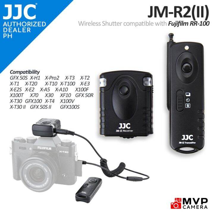 JJC JMR2 (II) Wireless Remote Control Trigger Shutter Release For FUJI