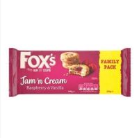 Foxs - Raspberry&amp;Vanilla twin pack 300g