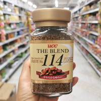 UCC The Blend No.114 Instant Coffee ยูซีซี เดอะเบลน กาแฟสำเร็จรูป สูตร 114 รสชาตินุ่ม กลมกล่อม ขนาด 90 กรัม