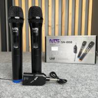 ไมค์ลอย ร้องเพลง คาราโอเกะ ไมค์ลอย NTS SN-668 Wireless Vocal UHF จูนคลื่นได้ ย้ายคลื่นได้ ถ่านAA 2ก้อน เสียงดี คลื่นสเถียร ราคาเบาๆคลื่นใหม่ถูกกฏหมาย