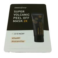 innisfree super volcanic peel off mask 2X 4ml.มาร์คหน้าแบบลอกออก Exp.04/2021