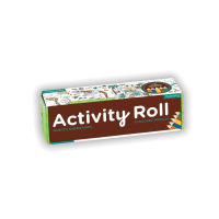 เกมกระดาษม้วนยาว แบบพกพาได้ แถมสีแท่งอ้วน 5 สี Activity roll แบรนด์ mudpuppy