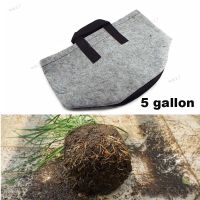 5 Gallon Plant Grow Bags Fabric Grow Breathable Bag Flower Vegetable Home with Handles Pots Garden Tools Indoor Outdoor 17TH