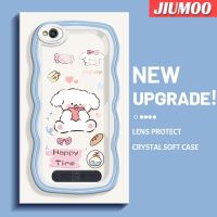 เคส JIUMOO สำหรับ Xiaomi Redmi 4A 5A เคส6A ลายการ์ตูนน่ารักเล็กๆน้อยๆสำหรับลูกสุนัขดีไซน์ใหม่โคโลเรีเคสมือถือกันกระแทกแบบใสนิ่มเคสซิลิกาเจลฝาครอบป้องกันโปร่งใสลายกล้องถ่ายรูปเก๋ไก๋