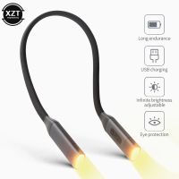 ✳❁✘ Flexible Neck Reading Light Novelty Neck Lights Handsfree Book Light Hanling Read Lamp Portable USB Rechargeable Book Lighting