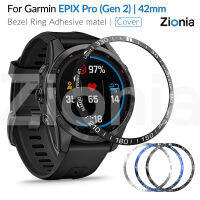 Zionia สำหรับ Garmin EPIX Pro (Gen 2) Sapphire Standard | 42mm ฝาครอบเคสสแตนเลสป้องกันรอยขีดข่วนเคสสมาร์ทวอชสำหรับเปลี่ยนอุปกรณ์เสริม