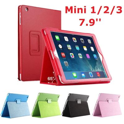 【DT】 hot  7.9 Folio Stand Coque for iPad mini 2 mini 3 Case Magnetic Smart Flip PU Leather A1432 A1455 A1490 for iPad mini 123 Cover