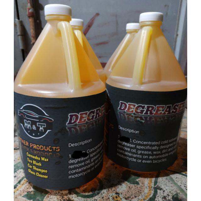 Degreaser 1 Gallon or 3.6 Liters for Engines Cars Bikes and Motorcycles