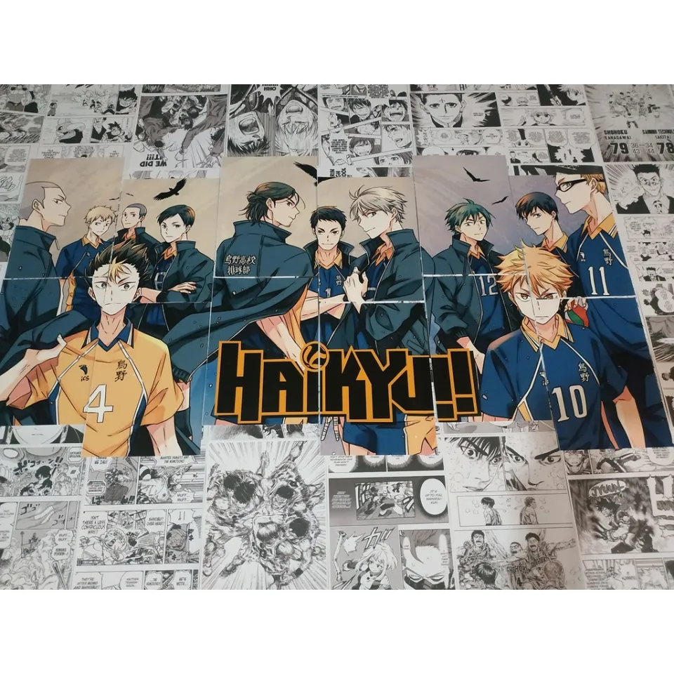 Poster Cartaz Fotográfico Haikyuu!! Anime Mangá A4 Decoração