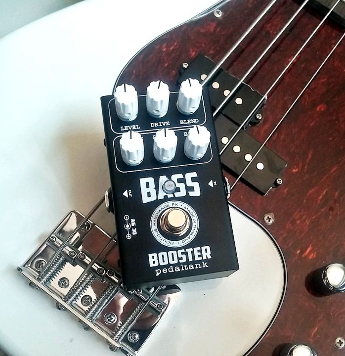 bass-booster-pedaltank-เอฟเฟกต์กีตาร์เบส-เพิ่มคุณภาพของเสียงเบสให้เหมือนผ่านตู้แอมป์เบสไฮเอนด์