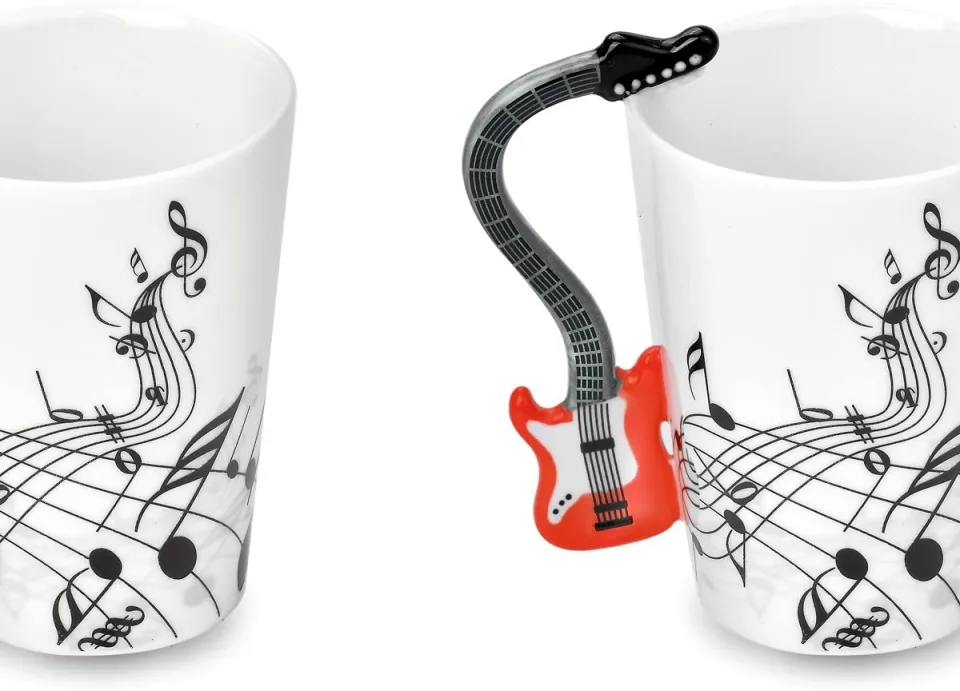 Creative Electric Guitar Mug – Grand Prix Coffee