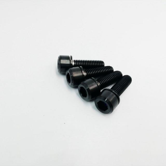 caoshs-น็อตหัวจักรยาน-ti-m6x20mm-พร้อมแหวนรอง-สกรูอะแดปเตอร์เบรกดิสก์จักรยานอุปกรณ์เสริมจักรยานรุ่นใหม่จำนวน4ชิ้น