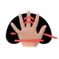 Professional Adjustable Hand Webbed Gloves Swimming Paddles Fins Swimming Strokes Practice Correction Swimming Tools