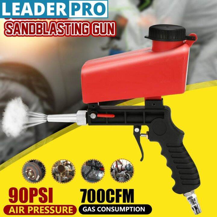 90psi Mini Portable Sandblasting Machines Aerodynamic Sand Blasting