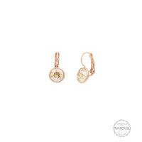 WEST ISLAND LONDON ต่างหู ตุ้มหู WE RG6-WI9423223 Ness Earring  - Rose Gold Plating - Nickel Free - Surgical Grade - IGPU19-11