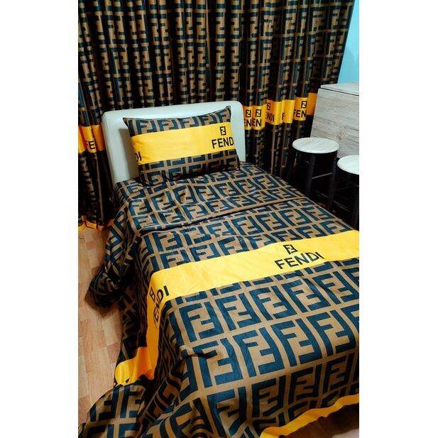 Fendi PREMIUM CANADIAN BEDSHEETS (MADE TO ORDER) 3 in 1 with 2 Medium