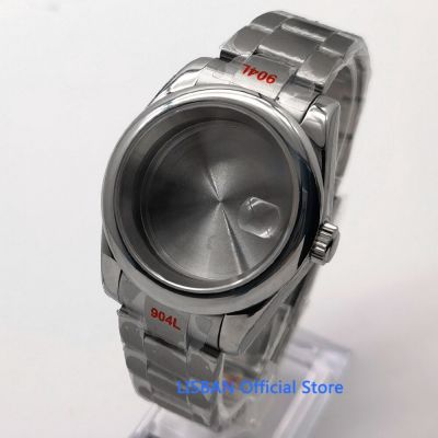 Lisban 36Mm 39Mm Silver Watch Case Sapphire Glass Fit For NH35 NH36 ETA2824 2836 Mingzhu DG2813 3804 Miyota8215 PT5000 Movement