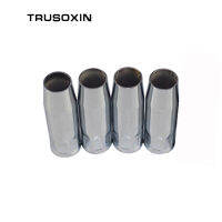 4pcs15AK ไฟฉายปืนสิ้นเปลืองสแตนเลสป้องกันโล่ถ้วยสำหรับ MIG เครื่องเชื่อม