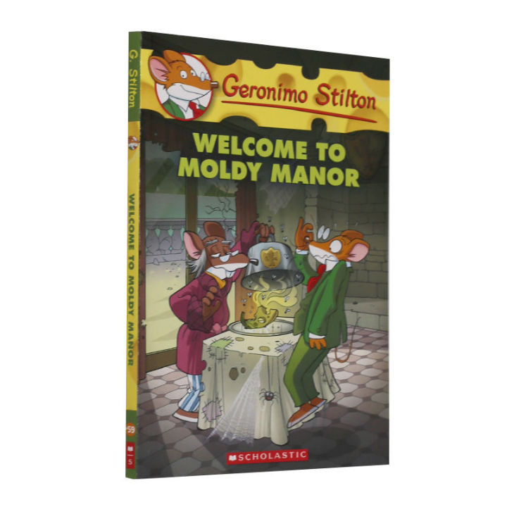 ผู้สื่อข่าวเมาส์ภาษาอังกฤษต้นฉบับยินดีต้อนรับสู่moldy-manor