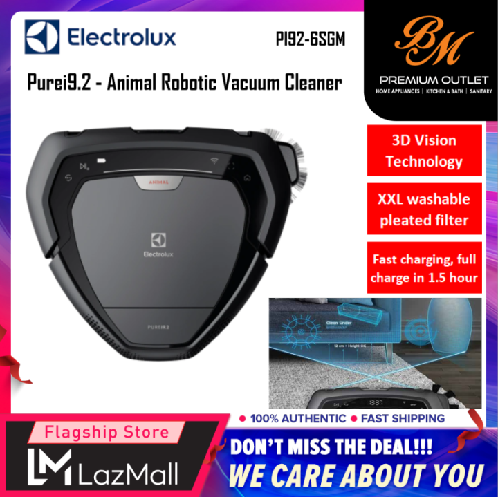 Electrolux [ PI926SGM ] Robotic Vacuum Cleaner (14.4V/0.7L) SuperFast