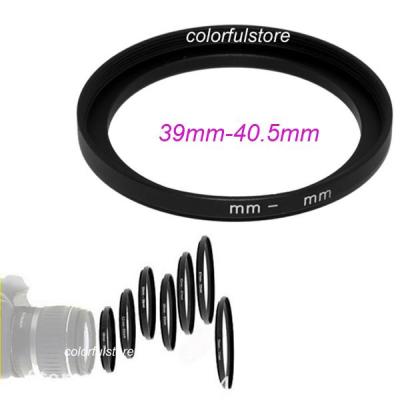 39mm to 40.5mm 39 40.5 mm Metal Step-Up Step Up Ring Camera Lens Lenses Hood Holder Cap Filter Filters Stepping Adapter S39405