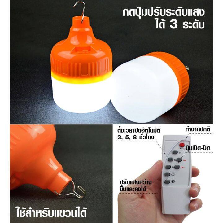 way-of-light-ไฟโซล่าเซลล์-โคมไฟถนนโซล่าเซลล์-ะดับแสงได้-3-ระดับ-รุ่น-bulb-solar-150wไฟโซล่าเซลล์ประหยัดพลังงาน-ราคาถูก