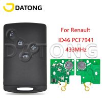 Datong World Car Remote Control Key For Renault Koleos Megane3 Fluence Laguna3 Scenic ID46 PCF7941 Non-Hands Free 433ASK Card