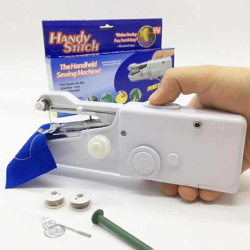 Mini Handy Handheld Sewing Machine Home & Travel Use Portable